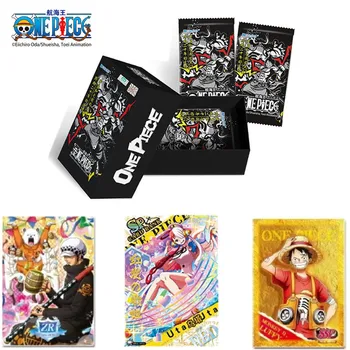 Ново Оригинално Японско Аниме One Piece Booster Luffy Нас Санджи SP ZR ЕСП Бронзирующая Рядка са подбрани Картичка Детски Празничен Подарък
